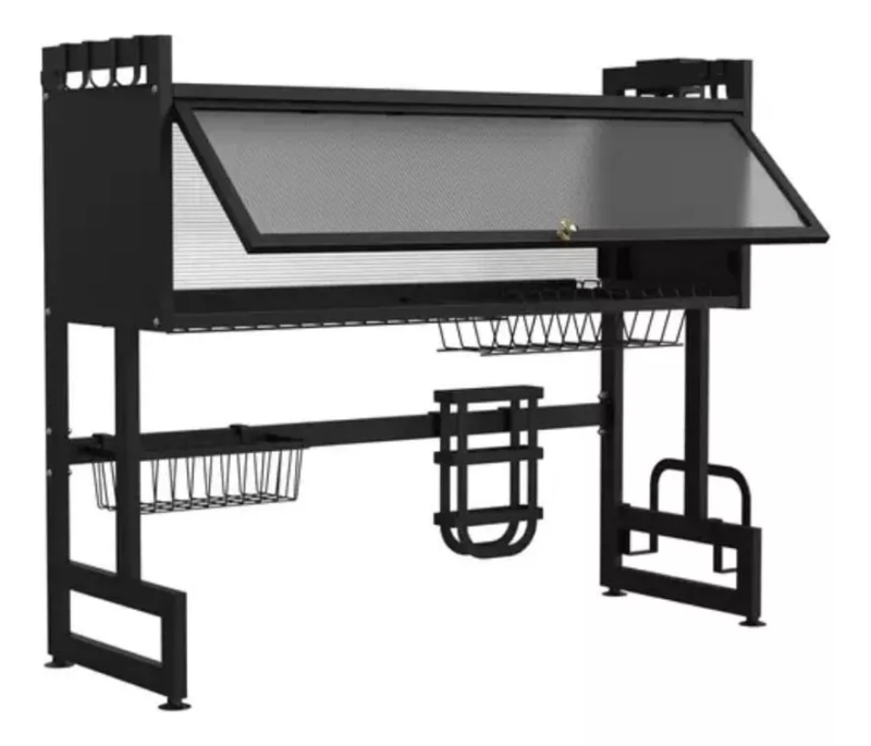 SLEEK DRAINER™ Escurridor de platos con tapa encima del lava platos