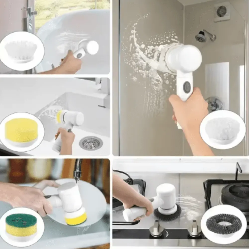 Cepillo de Limpieza Inalámbrico Recargable - Imagen 8